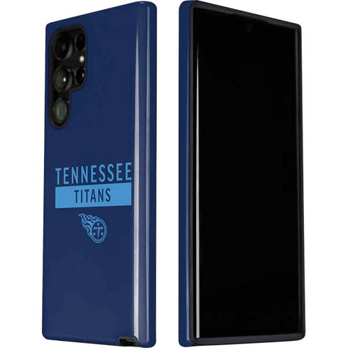 NFL Tennessee Titans Navy Blue Performance Series Galaxy S22 Ultra Pro Case
