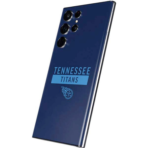NFL Tennessee Titans Navy Blue Performance Series Galaxy S22 Ultra Skin