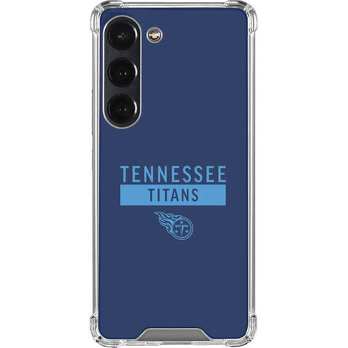 NFL Tennessee Titans Navy Blue Performance Series Galaxy S23 Clear Case