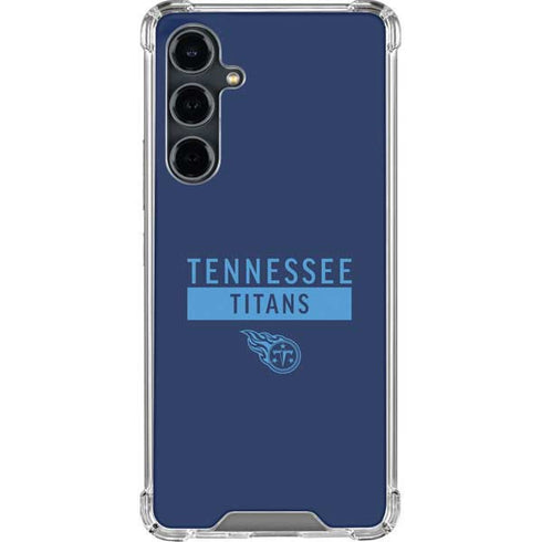 NFL Tennessee Titans Navy Blue Performance Series Galaxy S23 FE Clear Case