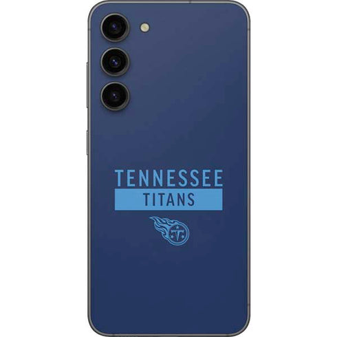 NFL Tennessee Titans Navy Blue Performance Series Galaxy S23 Plus Skin
