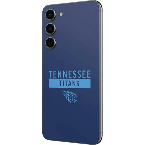 NFL Tennessee Titans Navy Blue Performance Series Galaxy S23 Plus Skin