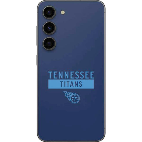 NFL Tennessee Titans Navy Blue Performance Series Galaxy S23 Skin