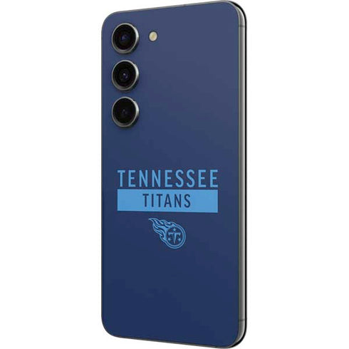 NFL Tennessee Titans Navy Blue Performance Series Galaxy S23 Skin