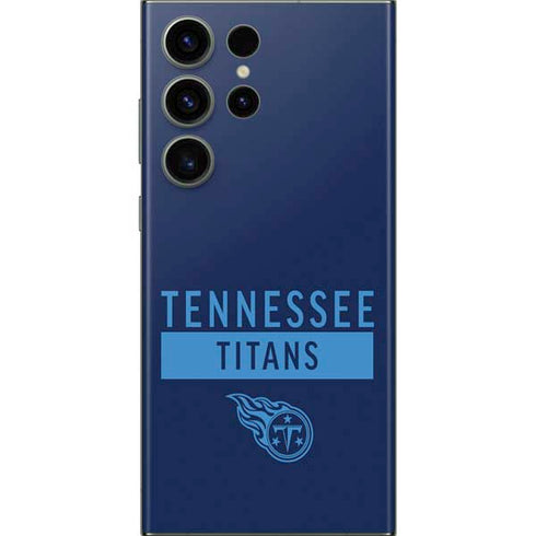 NFL Tennessee Titans Navy Blue Performance Series Galaxy S23 Ultra Skin