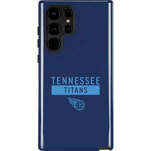 NFL Tennessee Titans Navy Blue Performance Series Galaxy S24 Ultra Impact Case