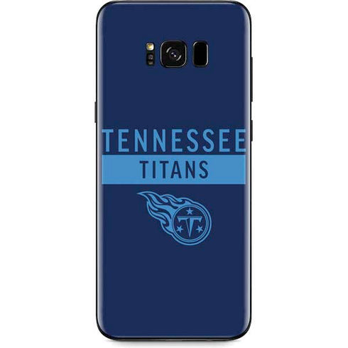 NFL Tennessee Titans Navy Blue Performance Series Galaxy S8 Skin