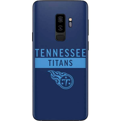 NFL Tennessee Titans Navy Blue Performance Series Galaxy S9 Plus Skin