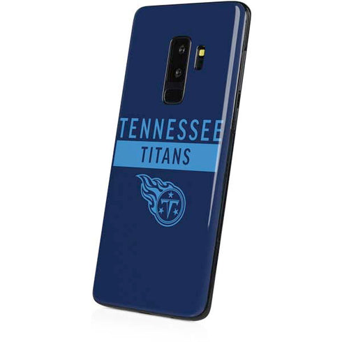 NFL Tennessee Titans Navy Blue Performance Series Galaxy S9 Plus Skin