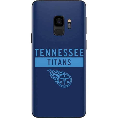 NFL Tennessee Titans Navy Blue Performance Series Galaxy S9 Skin