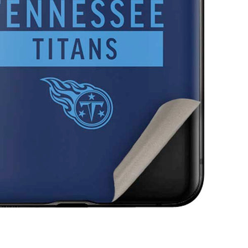 NFL Tennessee Titans Navy Blue Performance Series Galaxy Z Flip Skin
