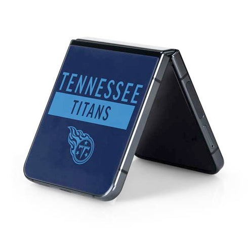 NFL Tennessee Titans Navy Blue Performance Series Galaxy Z Flip5 5G Skin