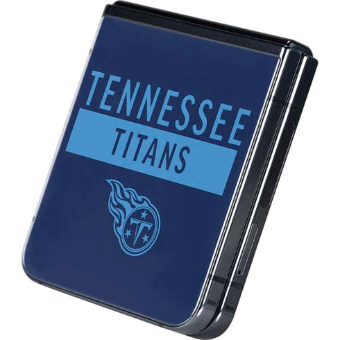 NFL Tennessee Titans Navy Blue Performance Series Galaxy Z Flip5 5G Skin