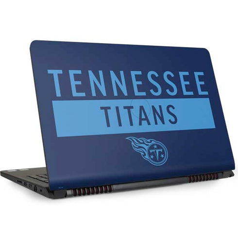 NFL Tennessee Titans Navy Blue Performance Series Dell Inspiron Skin