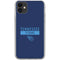 NFL Tennessee Titans Navy Blue Performance Series iPhone 11 Clear Case
