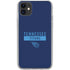 NFL Tennessee Titans Navy Blue Performance Series iPhone 11 Clear Case