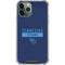 NFL Tennessee Titans Navy Blue Performance Series iPhone 11 Pro Max Clear Case