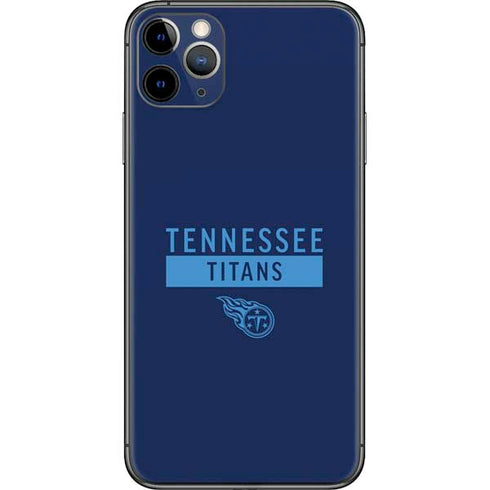 NFL Tennessee Titans Navy Blue Performance Series iPhone 11 Pro Max Skin