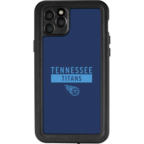 NFL Tennessee Titans Navy Blue Performance Series iPhone 11 Pro Max Waterproof Case