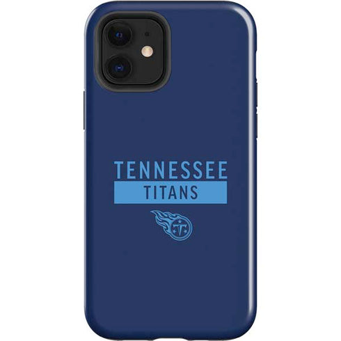 NFL Tennessee Titans Navy Blue Performance Series iPhone 12 Impact Case