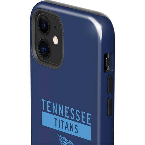 NFL Tennessee Titans Navy Blue Performance Series iPhone 12 Impact Case