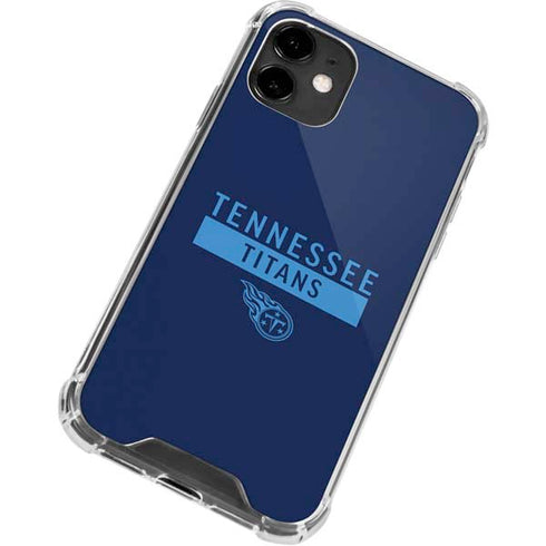 NFL Tennessee Titans Navy Blue Performance Series iPhone 12 Mini Clear Case
