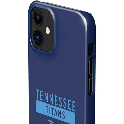 NFL Tennessee Titans Navy Blue Performance Series iPhone 12 Mini Lite Case