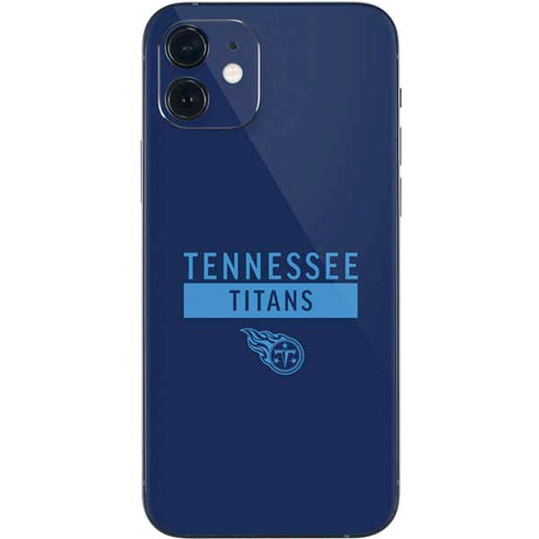NFL Tennessee Titans Navy Blue Performance Series iPhone 12 Skin