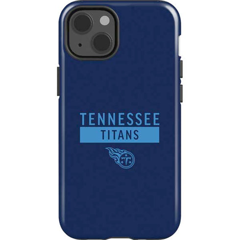 NFL Tennessee Titans Navy Blue Performance Series iPhone 13 Impact Case
