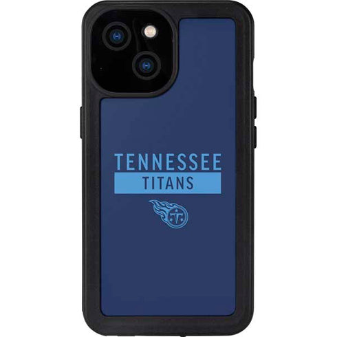 NFL Tennessee Titans Navy Blue Performance Series iPhone 13 Mini Waterproof Case