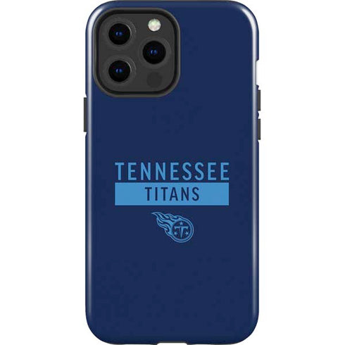 NFL Tennessee Titans Navy Blue Performance Series iPhone 13 Pro Max Impact Case