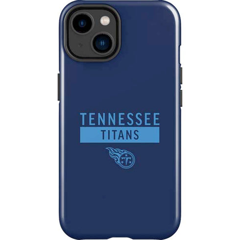 NFL Tennessee Titans Navy Blue Performance Series iPhone 14 Plus Impact Case