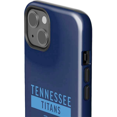 NFL Tennessee Titans Navy Blue Performance Series iPhone 15 Impact Case
