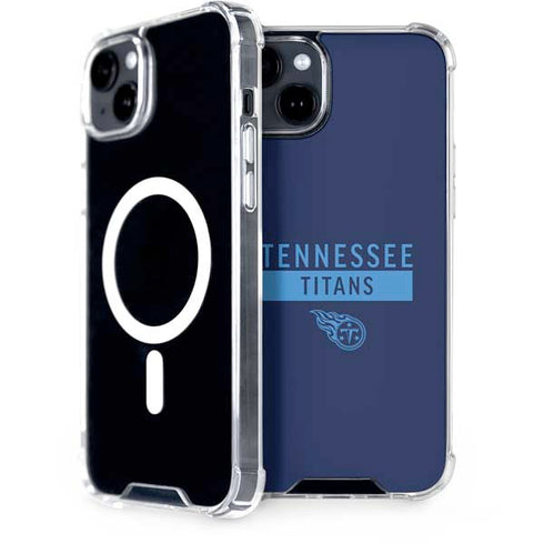 NFL Tennessee Titans Navy Blue Performance Series iPhone 15 Plus MagSafe Case