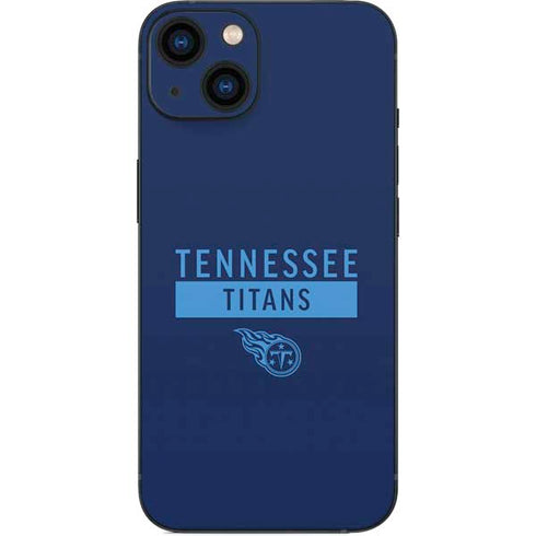 NFL Tennessee Titans Navy Blue Performance Series iPhone 14 Plus Skin