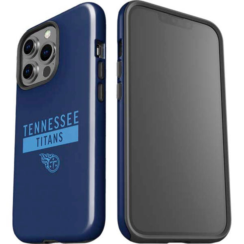 NFL Tennessee Titans Navy Blue Performance Series iPhone 15 Pro Impact Case