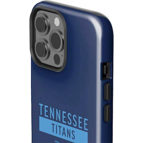 NFL Tennessee Titans Navy Blue Performance Series iPhone 15 Pro Max Impact Case