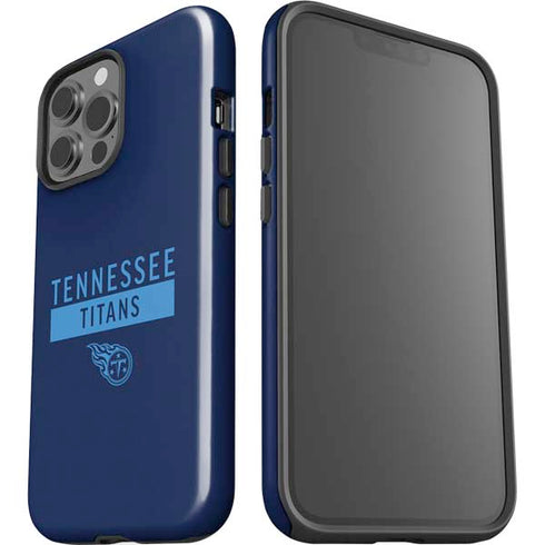 NFL Tennessee Titans Navy Blue Performance Series iPhone 15 Pro Max Impact Case