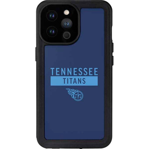 NFL Tennessee Titans Navy Blue Performance Series iPhone 14 Pro Max Waterproof Case