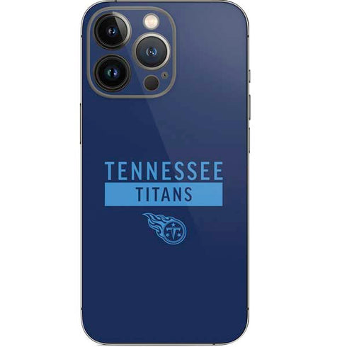 NFL Tennessee Titans Navy Blue Performance Series iPhone 14 Pro Skin