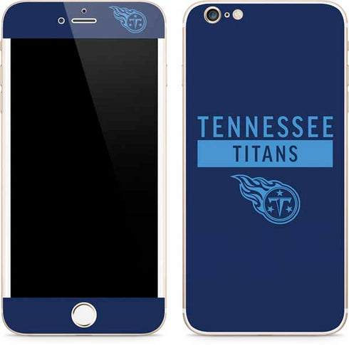 NFL Tennessee Titans Navy Blue Performance Series iPhone 6/6s Plus Skin