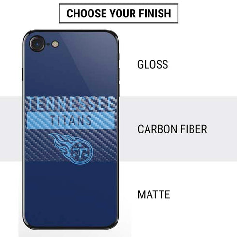 NFL Tennessee Titans Navy Blue Performance Series iPhone SE (2nd & 3rd Gen) Skin