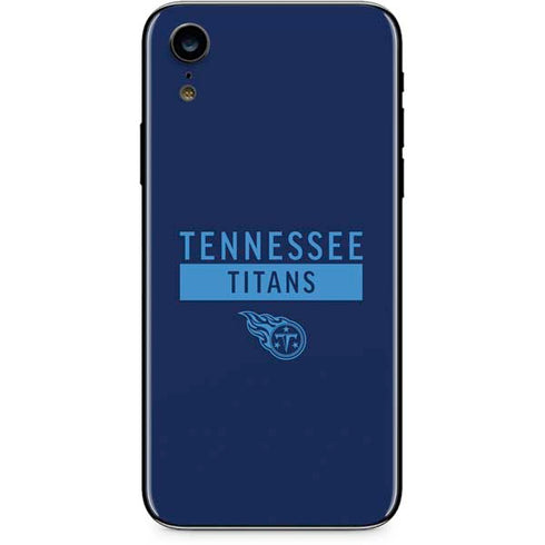 NFL Tennessee Titans Navy Blue Performance Series iPhone XR Skin