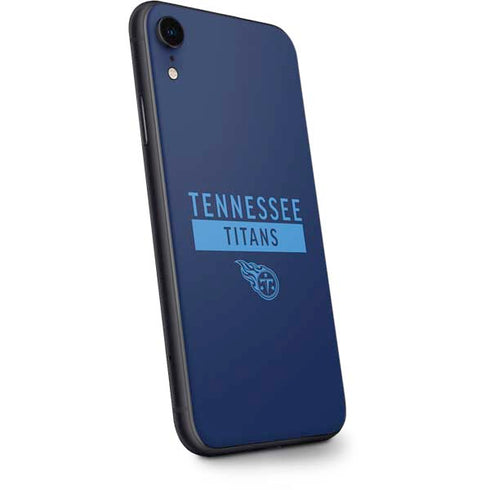 NFL Tennessee Titans Navy Blue Performance Series iPhone XR Skin