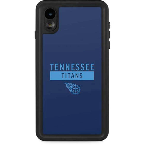 NFL Tennessee Titans Navy Blue Performance Series iPhone XR Waterproof Case