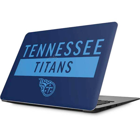 NFL Tennessee Titans Navy Blue Performance Series Apple MacBook Skin