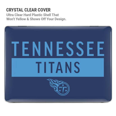 NFL Tennessee Titans Navy Blue Performance Series MacBook Pro 13in (2020) Case plus Skin