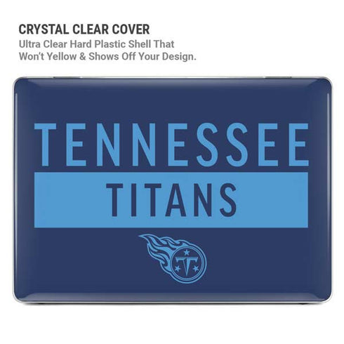 NFL Tennessee Titans Navy Blue Performance Series MacBook Pro 16in (2019-20) Case plus Skin