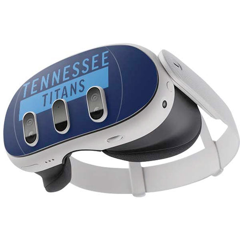 NFL Tennessee Titans Navy Blue Performance Series Meta Quest 3 Skin