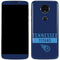 NFL Tennessee Titans Navy Blue Performance Series Moto E5 Plus Skin